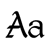 Script font example