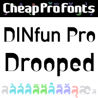 DINfun Pro Drooped by Roger S. Nelsson