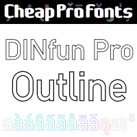 DINfun Pro Outline