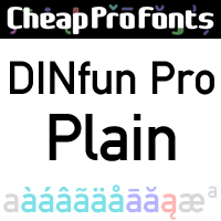 DINfun Pro Plain by Roger S. Nelsson