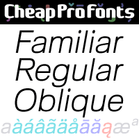 Familiar Pro Regular Oblique