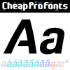 Foobar Pro Bold Oblique by Roger S. Nelsson