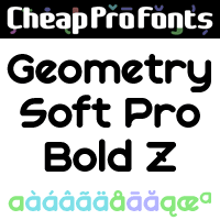 Geometry Soft Pro Bold Z by Roger S. Nelsson