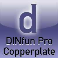 DINfun Pro Copperplate Promo Picture