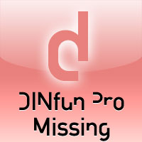 DINfun Pro Missing by Roger S. Nelsson