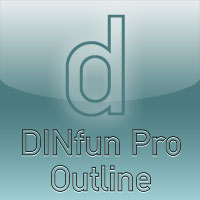 DINfun Pro Outline Promo Picture